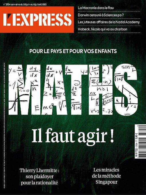 Title details for L'Express by Groupe Express Roularta - Available